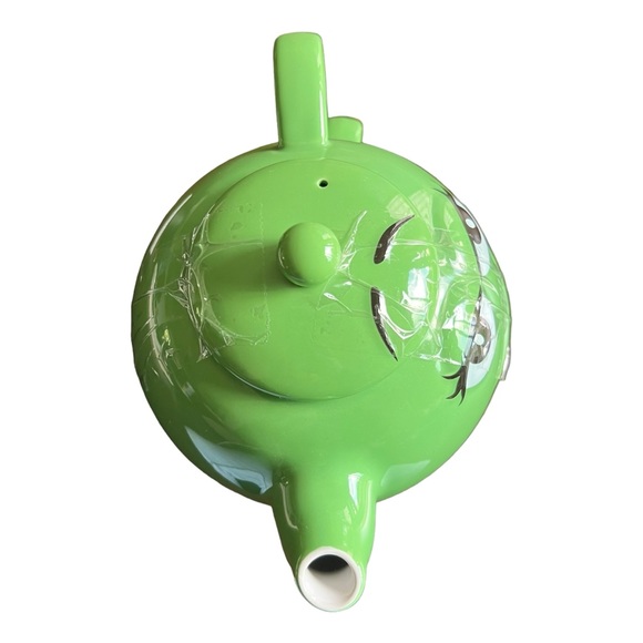 M&M's All In One Teapot w/ Mug & Lid Green Ceramic World Gifts Stackable - Picture 10 of 14
